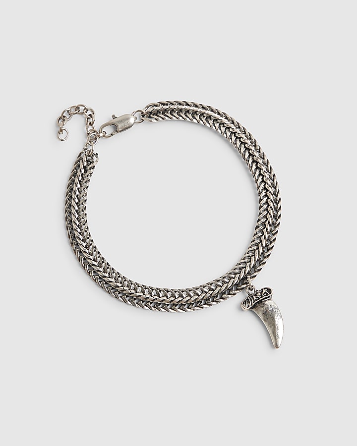 Silver Shark Tooth Bracelet