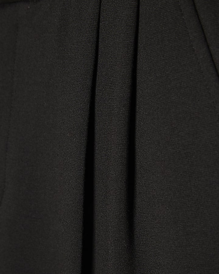 Black Tapered Fit Trousers