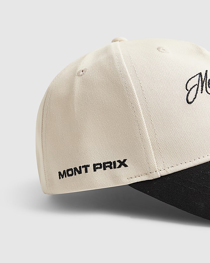Beige Members Prive Badged Cap