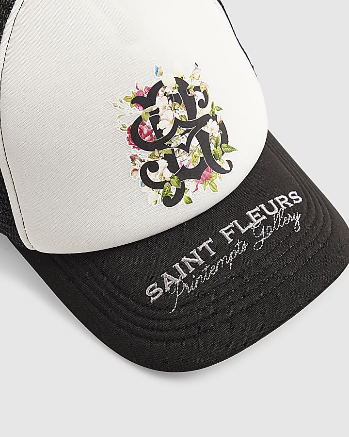 Black Saint Fleurs Trucker Cap