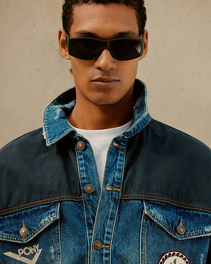 Blue Badge Denim Jacket