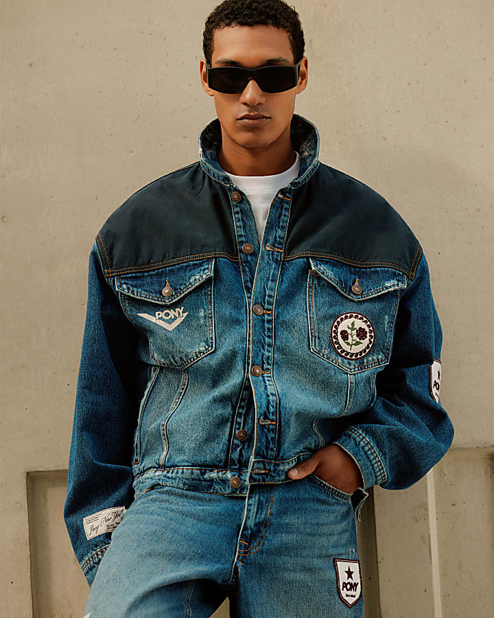 Blue Badge Denim Jacket