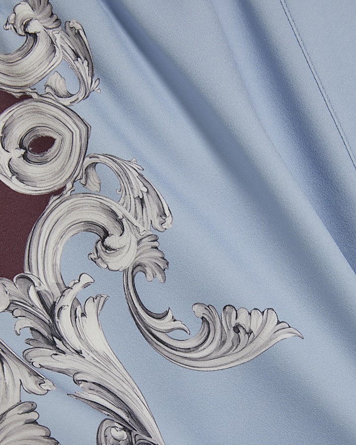 Blue Renaissance Pull On Shorts