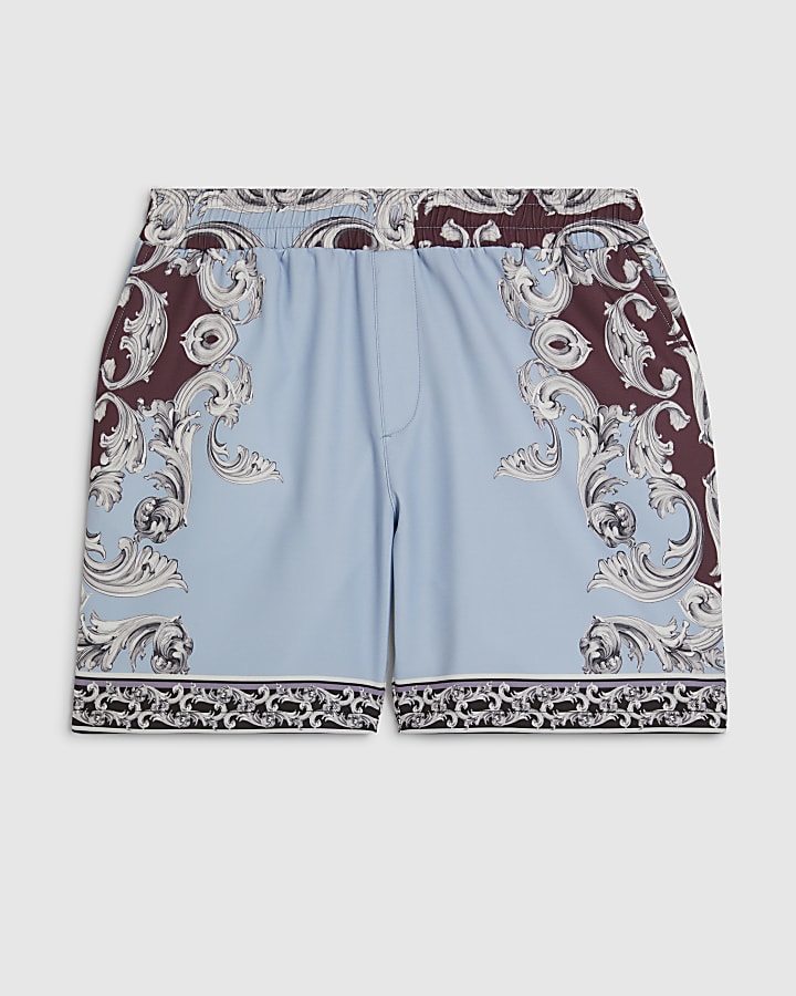 Blue Renaissance Pull On Shorts