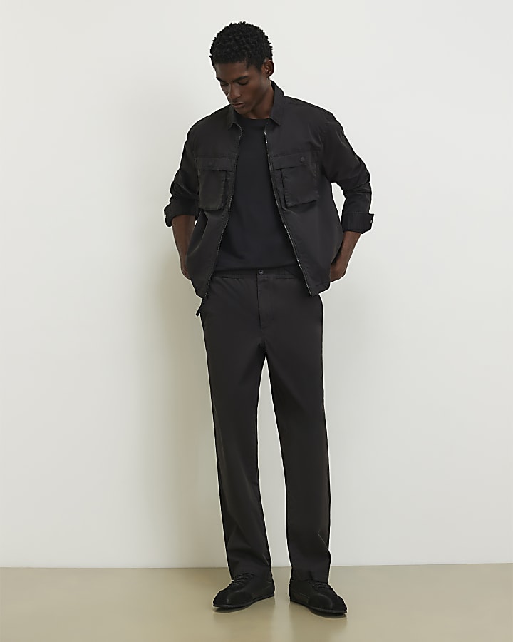 Black Loose Fit Trousers