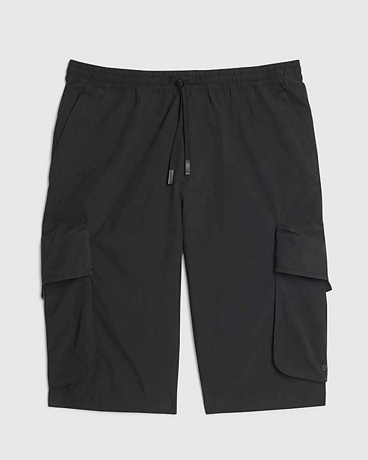 Black Cargo Shorts