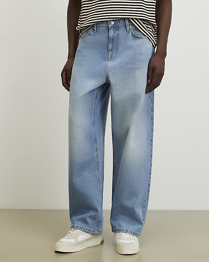 Blue Baggy Jeans