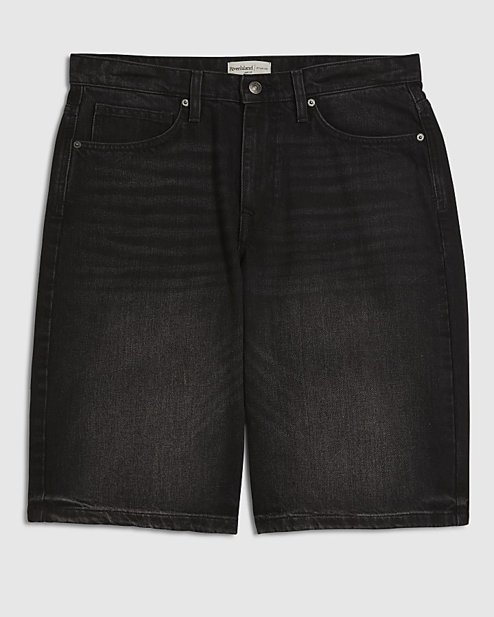 Black Washed Jorts