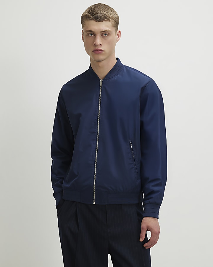 Navy Lightweight Bomber Jacket