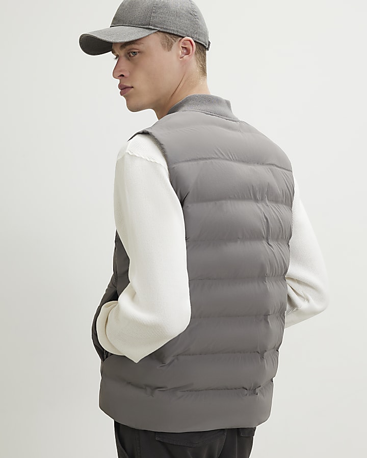 Grey Muscle Fit MCMXII Gilet