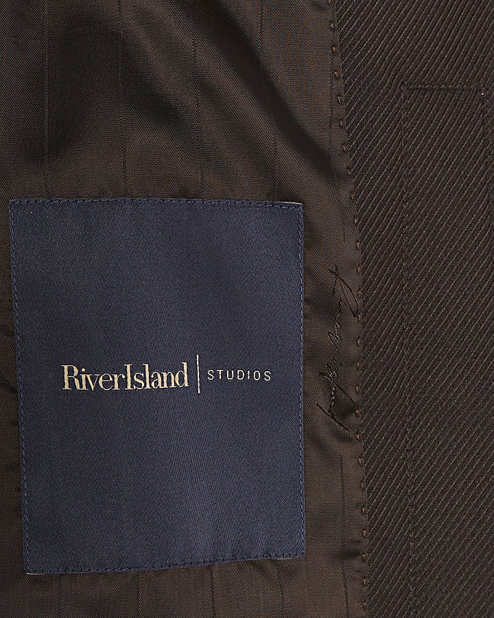 Brown Smart Twill Bomber Jacket