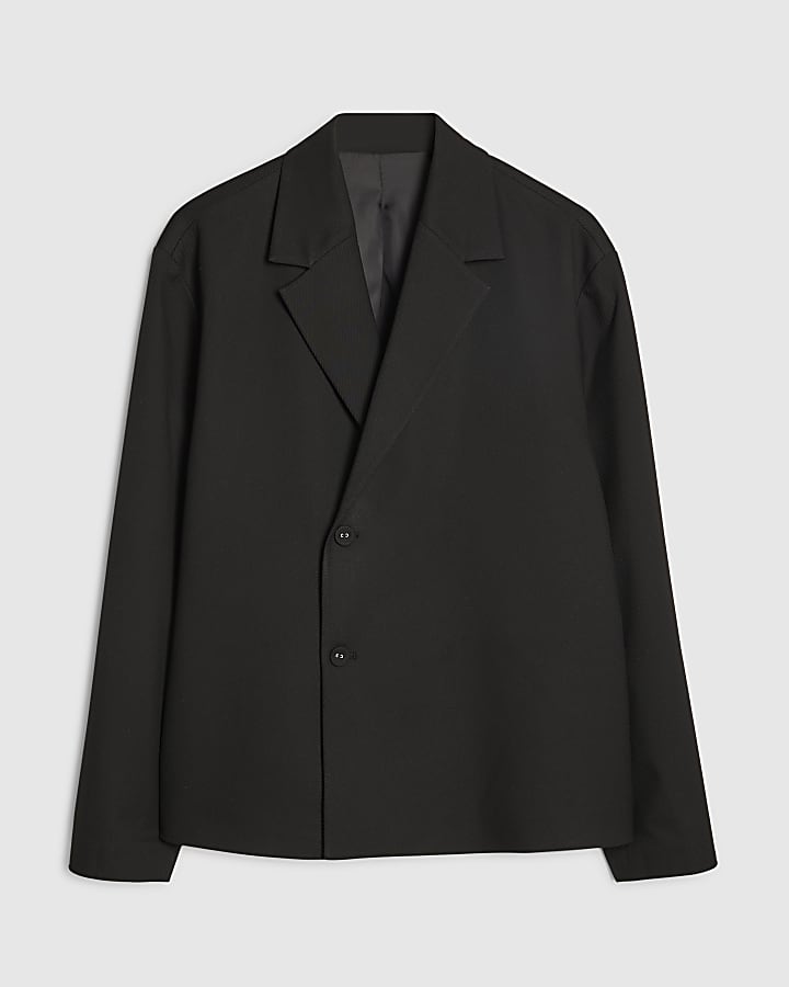 Black RI Studio Wrap Blazer