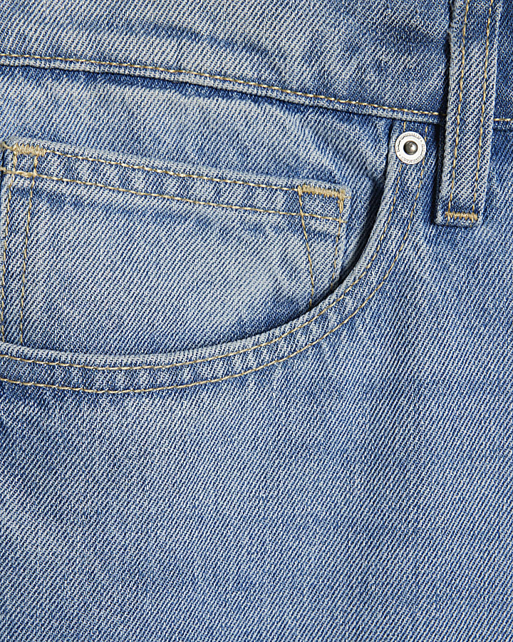 Blue Loose Fit Jeans