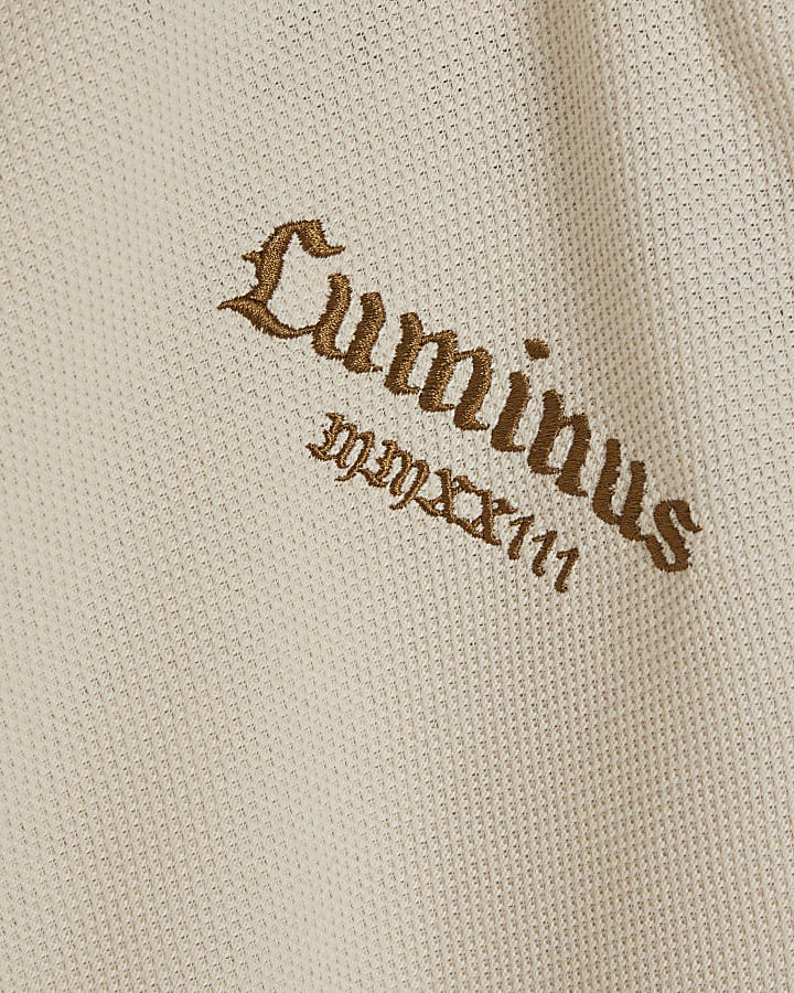 Cream Oversized Fit Luminis Tapestry T-Shirt