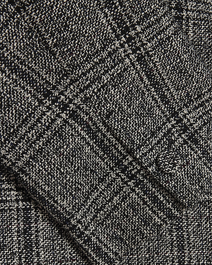 Grey Check Suit Jacket