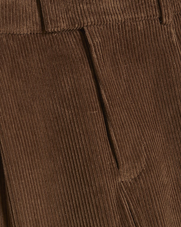 Brown Corduroy Suit Trousers