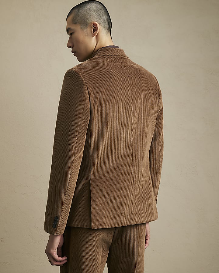 Brown Corduroy Suit Jacket