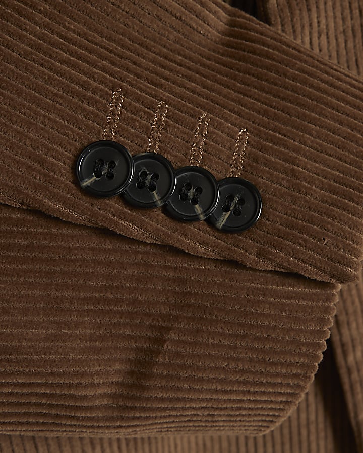 Brown Corduroy Suit Jacket