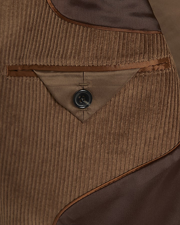 Brown Corduroy Suit Jacket