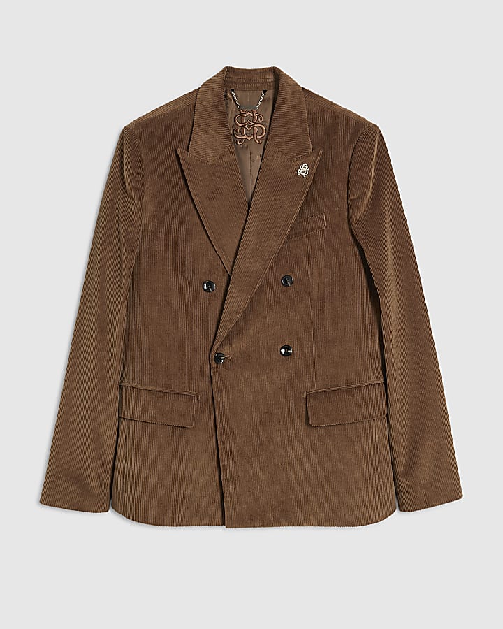 Brown Corduroy Suit Jacket