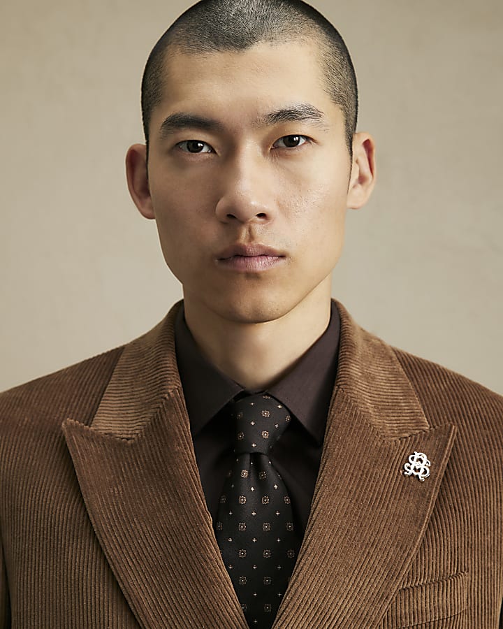 Brown Corduroy Suit Jacket