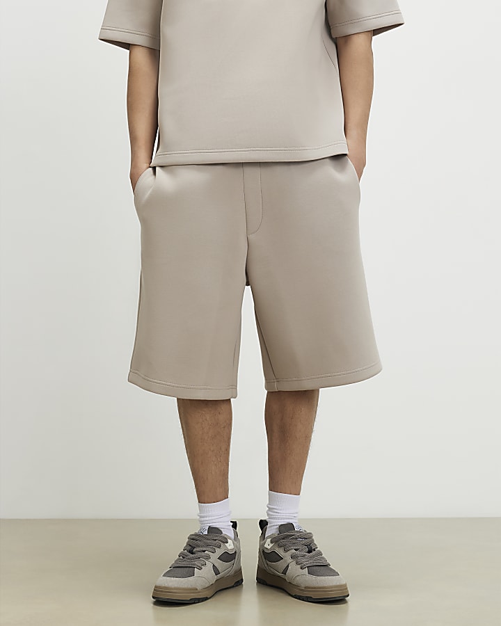 Beige Bermuda Shorts