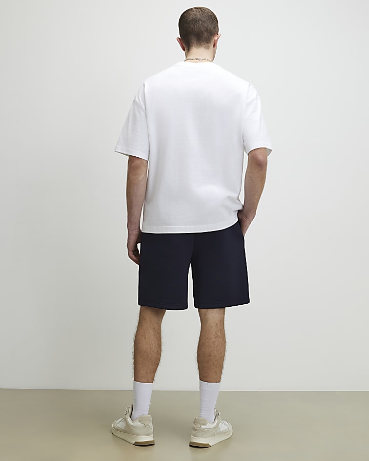 Navy Regular Fit Sanctuaire Shorts
