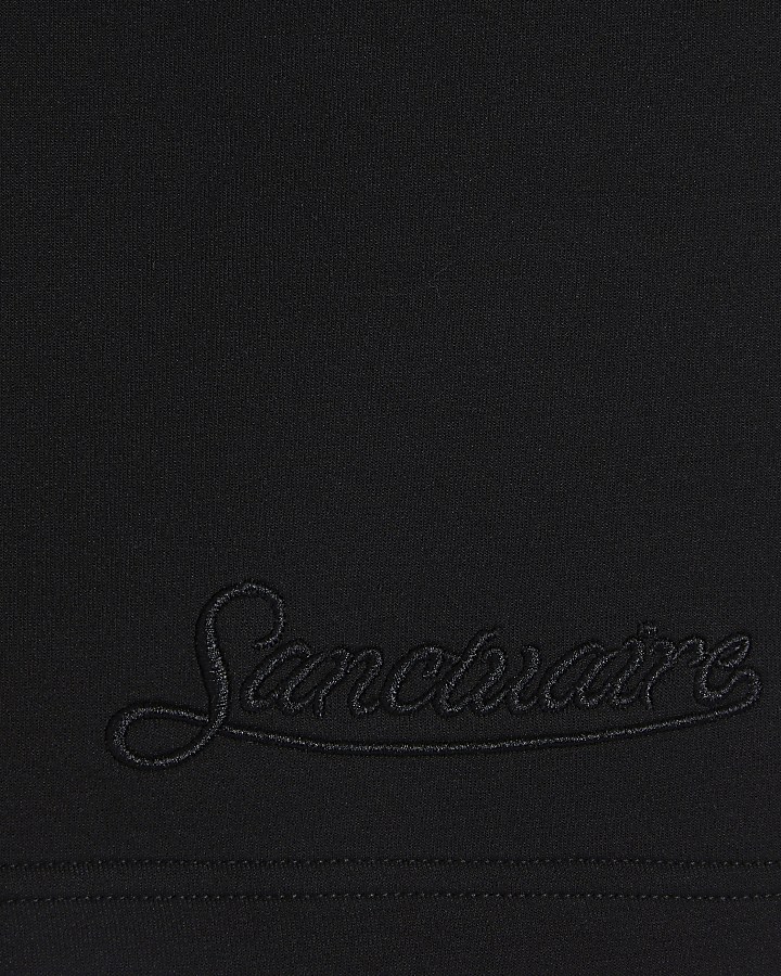 Black Regular Fit Sanctuaire Shorts