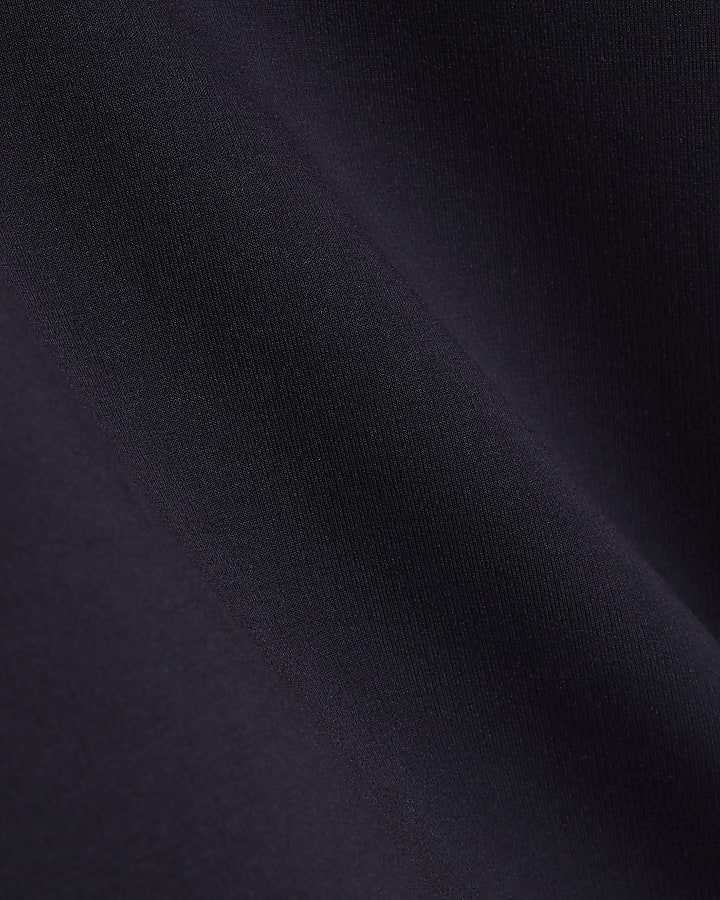 Navy Oversized Fit Crew Neck T-Shirt