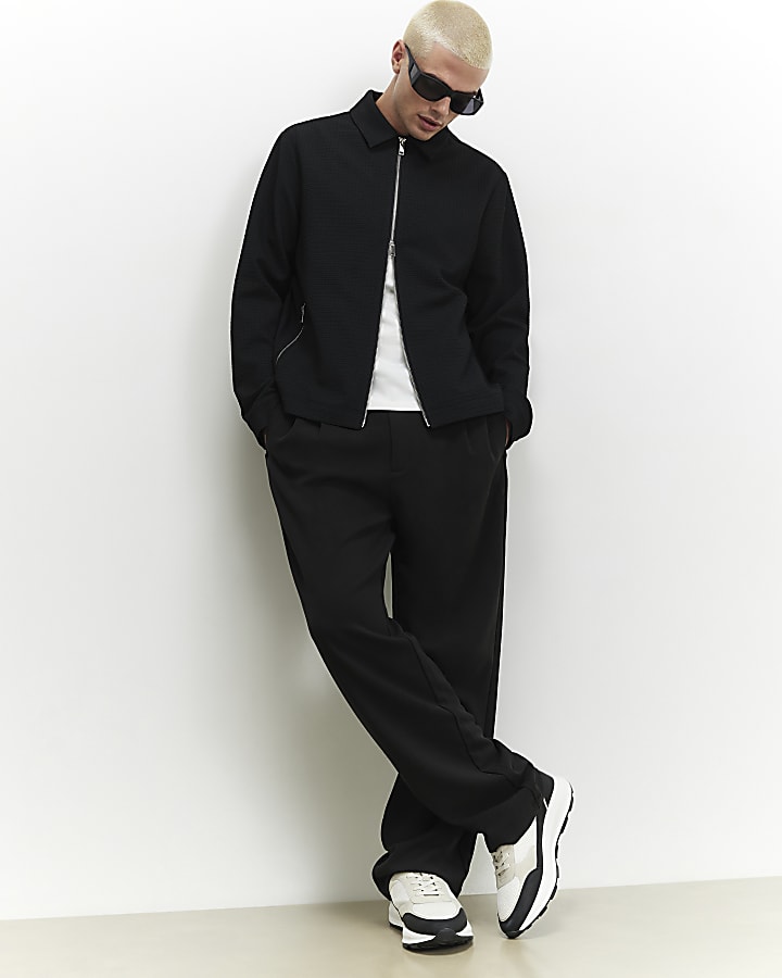Black Loose Fit Trousers