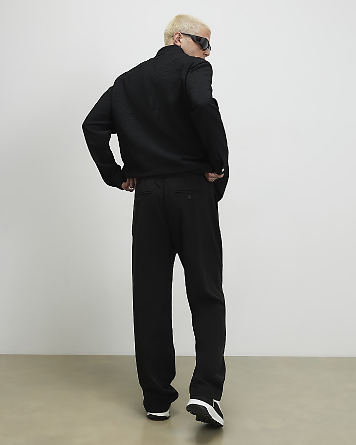 Black Loose Fit Trousers