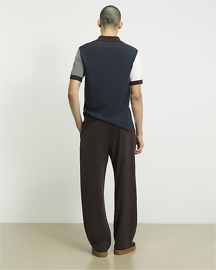 Brown Loose Fit Trousers