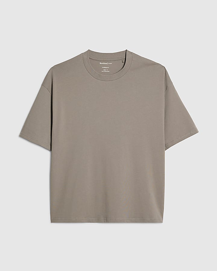 Grey Oversized Fit Heavyweight T-Shirt