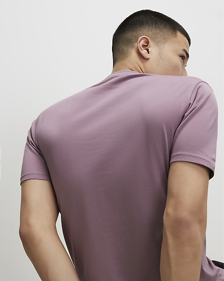 Pink Muscle Fit T-Shirt