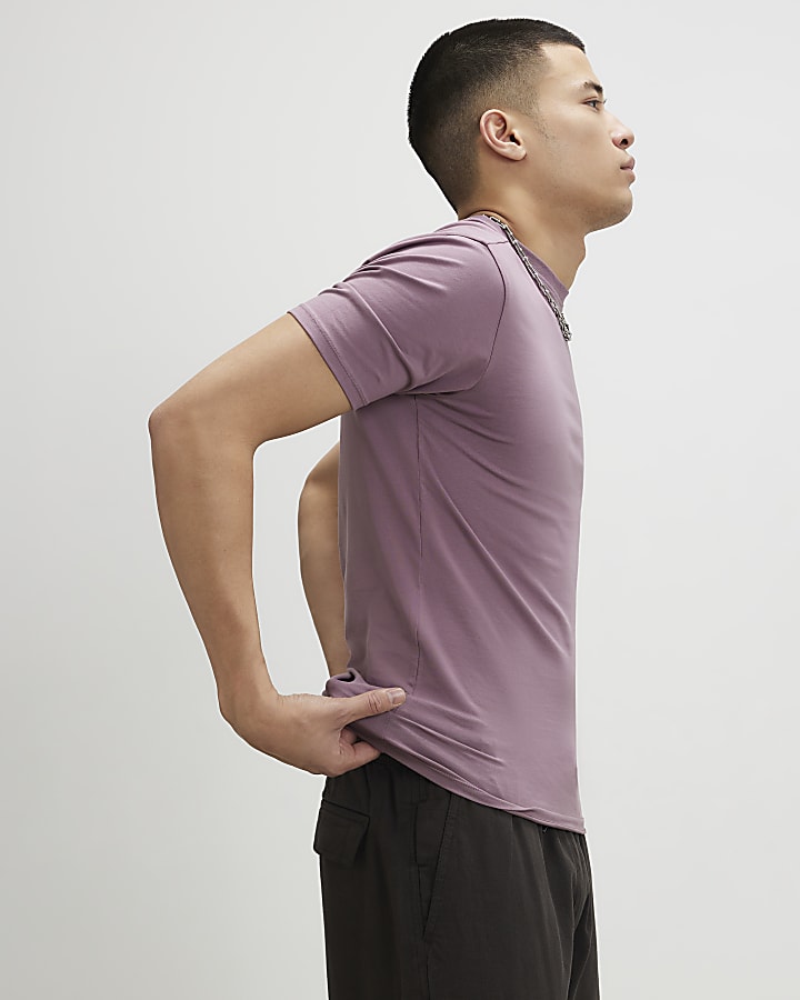 Pink Muscle Fit T-Shirt