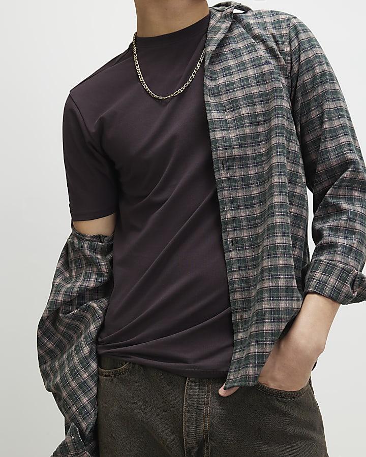 Purple Muscle Fit T-Shirt