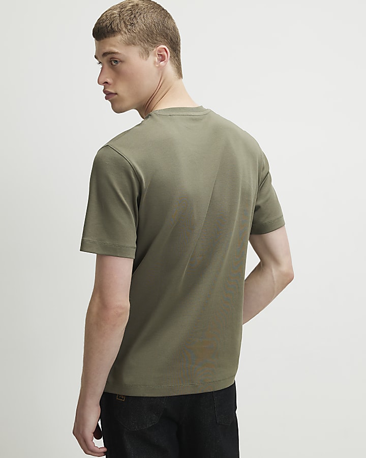 Khaki Slim Fit T-Shirt