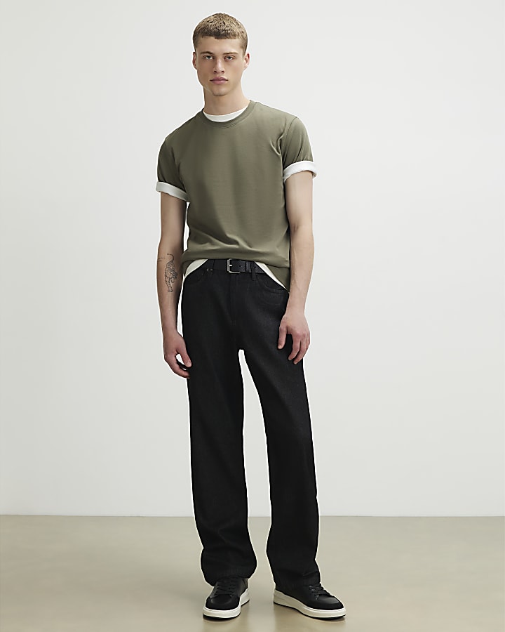 Khaki Slim Fit T-Shirt