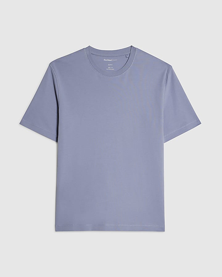 Blue Slim Fit Lightweight T-Shirt