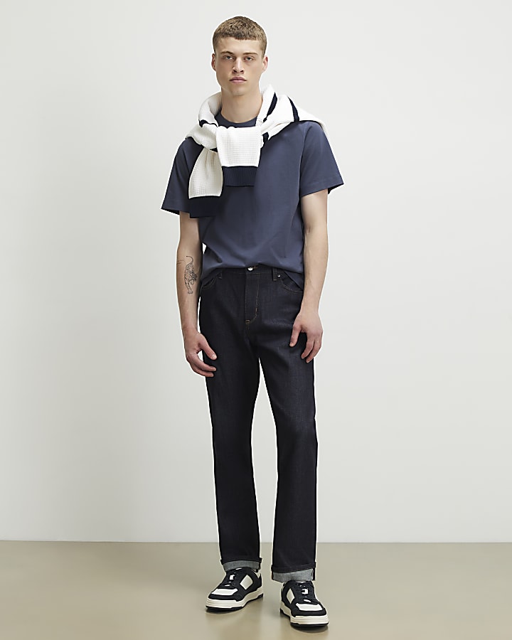 Blue Essentials Regular Fit T-Shirt