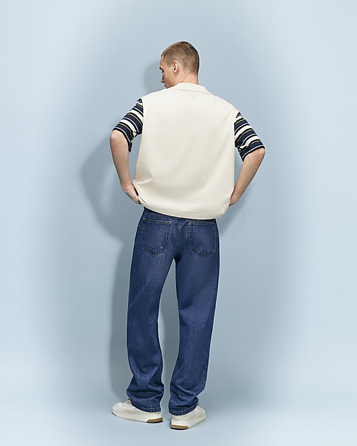 Blue Loose Fit Jeans