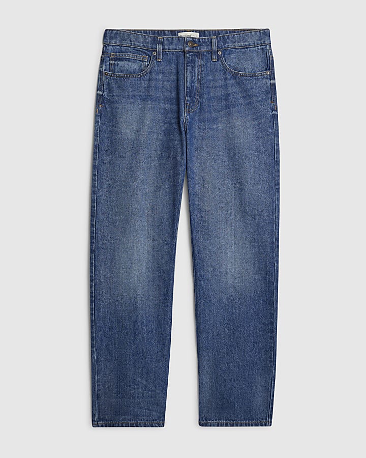 Blue Loose Fit Jeans