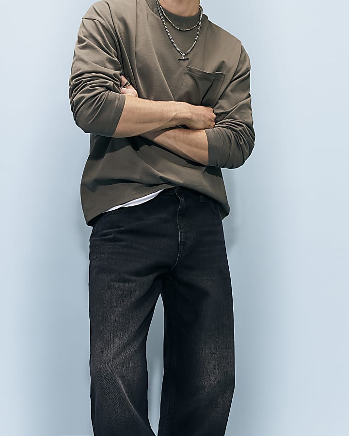 Black Loose Fit Jeans