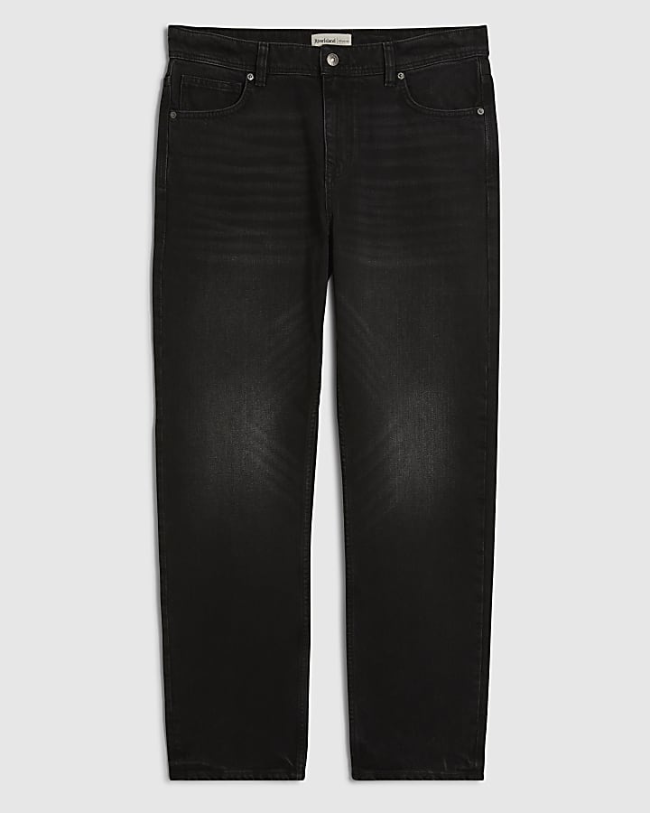 Black Straight Leg Jeans