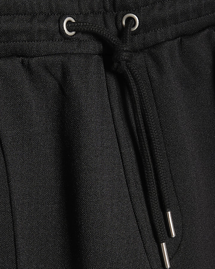 Black Muscle Fit Joggers