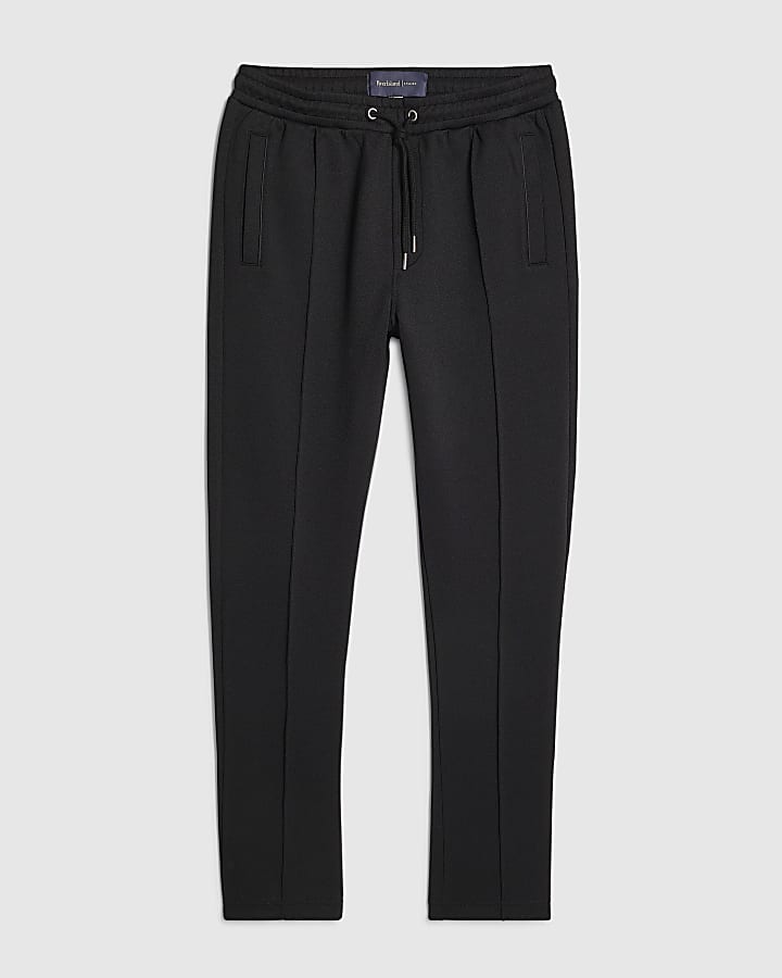 Black Muscle Fit Joggers