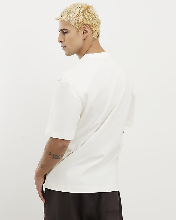 Cream Regular Fit T-Shirt