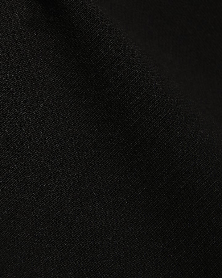 Black Regular Fit Sweatshirt