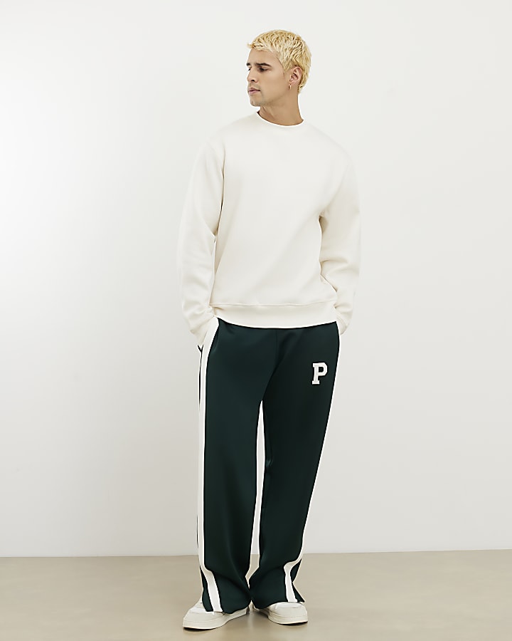 Beige Regular Fit Sweatshirt