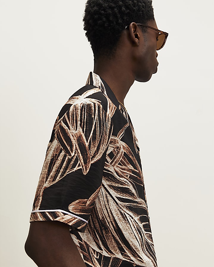 Black Palm Tree Shirt
